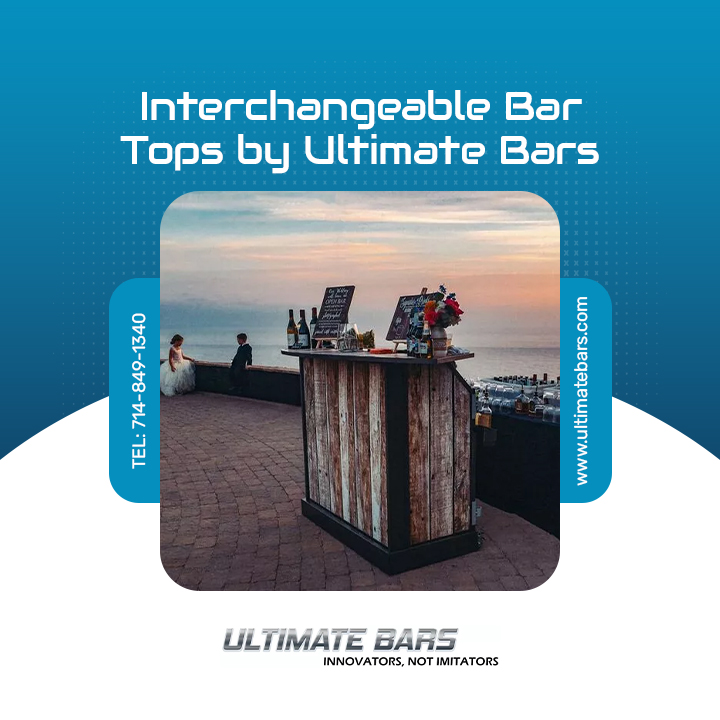 Jazz up your #bar set up with our #interchangeablepanels that can be used with the same #barframe to create different shapes. Envision your #portablebars set up as a rectangle, serpentine, horseshoe, or straight-style bar set. Visit bit.ly/3tiRnEu. #baraccessories #bars
