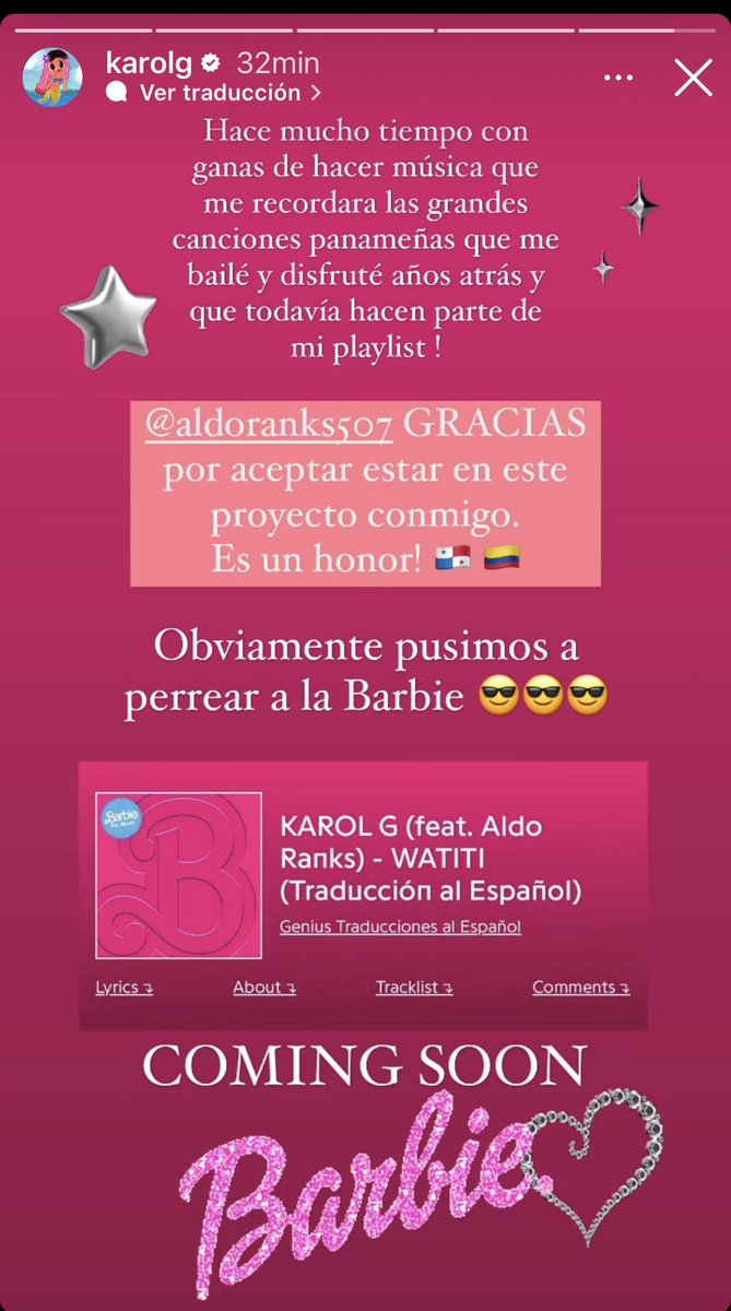 Presiento que la canción de mi amiga <a href="/karolg/">LABICHOTA</a> y #Aldoranks nos pondrá a bailar este verano. 😍😍😍😍💃💃💃💃💃