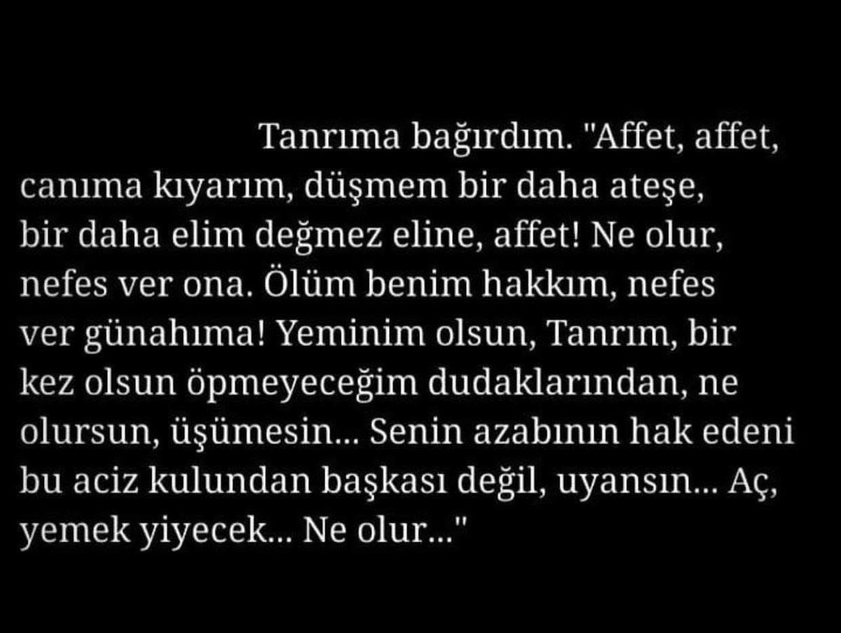 “Aç, yemek yiyecek…”