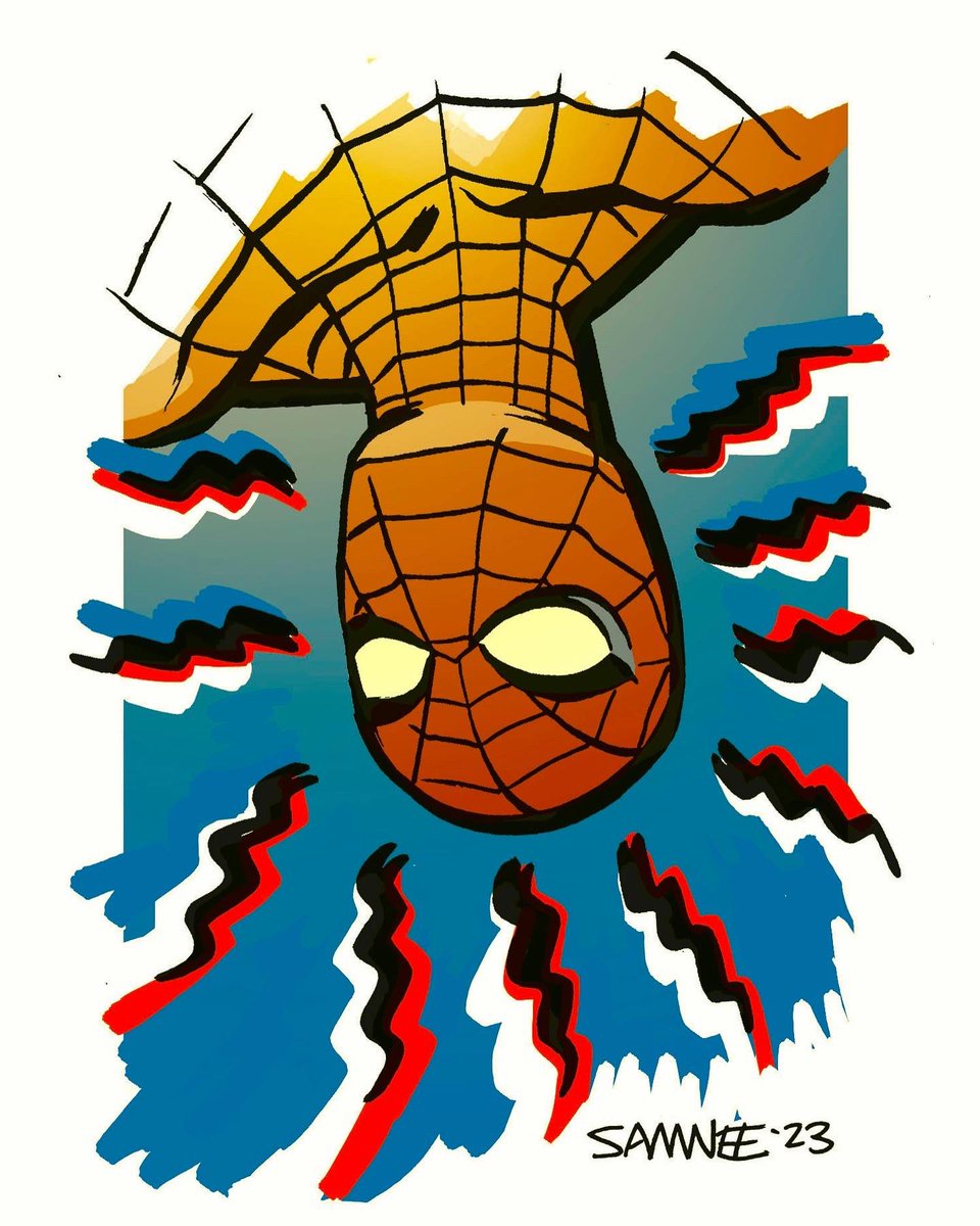「SPIDER-MAN!! So looking forward to the n」|CHRIS SAMNEEのイラスト