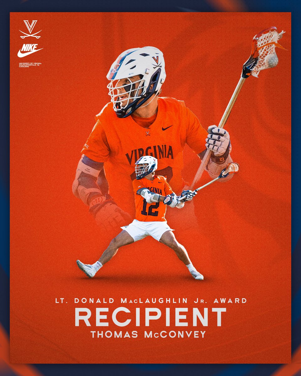 🙌 A HUGE congrats to our guy <a href="/tmcconvey88/">Thomas McConvey</a> on being named the recipient of this year's Lt. Donald MacLaughlin Jr. Award, which is bestowed to the nation's top midfielder‼️