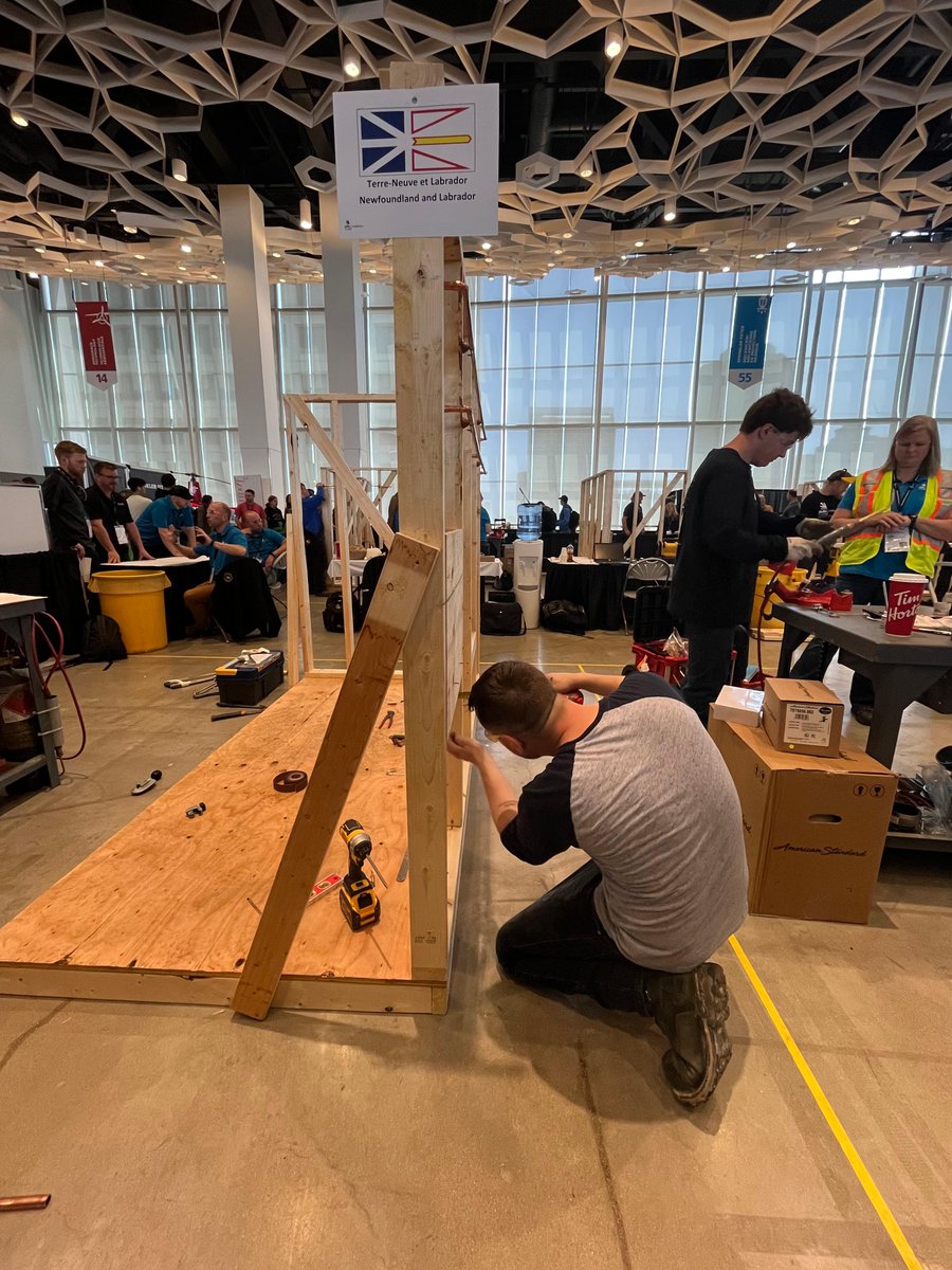 Competitions have officially started at #SCNC2023 ! Let's show them our support by giving them some love and good luck wishes in the comments! 👇🍀

#TeamNL2023
@Skills_Canada