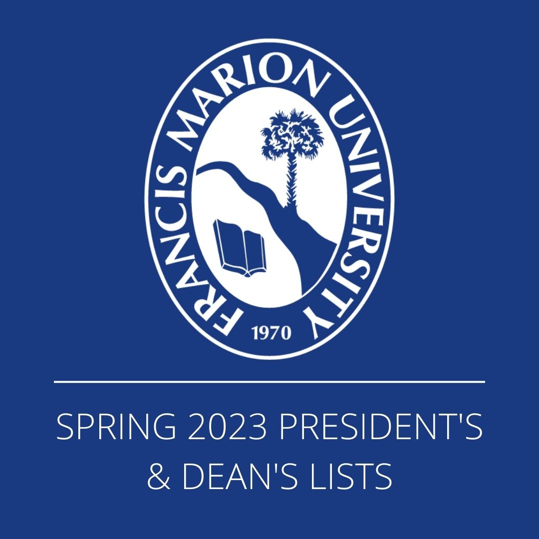 francismarionu's tweet photo. FMU has released the President's and Dean's Lists for the Spring 2023 semester. Congratulations to all our hardworking students! 👏
🔗: https://t.co/5CkLL17CA4 https://t.co/FFKva7Vuj0