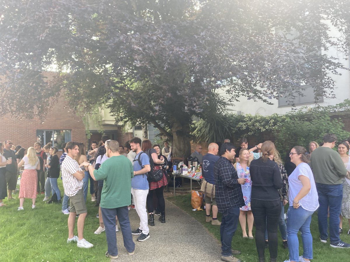 A great end to a full first day of #PGRAS2023! Join us tomorrow for the rest of our PGR presentations and our keynote speaker Dr Sara Perry from MOLA!