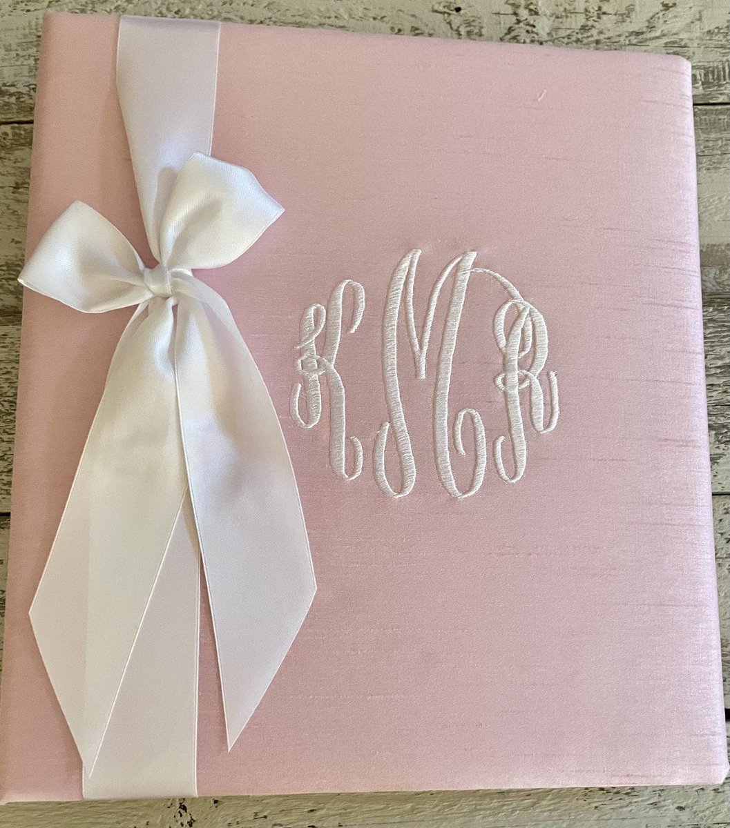 Thanks for the kind words! ★★★★★ 'Great quality, fast turnaround, thank you!' Kaitlin Bentley S. etsy.me/3MVAsCN #etsy #pink #blue #babymemorybook #keepsakebabybook #babybook #babymemories #babyjouraling #monogrammedbook #babys1stbook