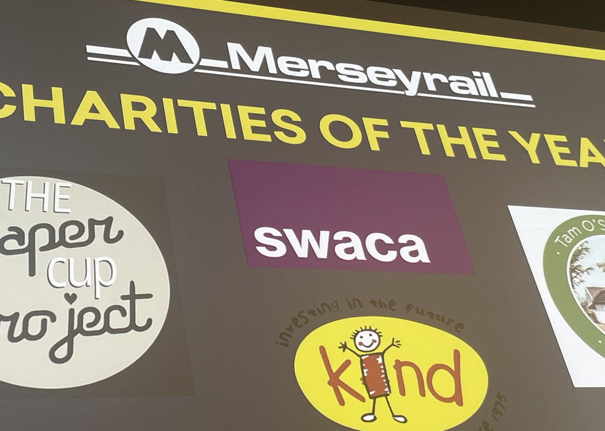 A huge thankyou to .@merseyrail for their support again across the coming year