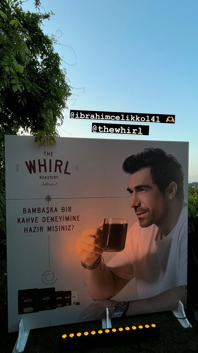 ibrahimc_infans's tweet photo. 🆕 IG Story | jiyankizilboga [Photographer]

"🫶"

İbrahim Çelikkol x The Whirl Roastery 

#İbrahimÇelikkol | @ibrahimcelikkol 
#TheWhirl #TheWhirlRoastery https://t.co/figyg95WbG