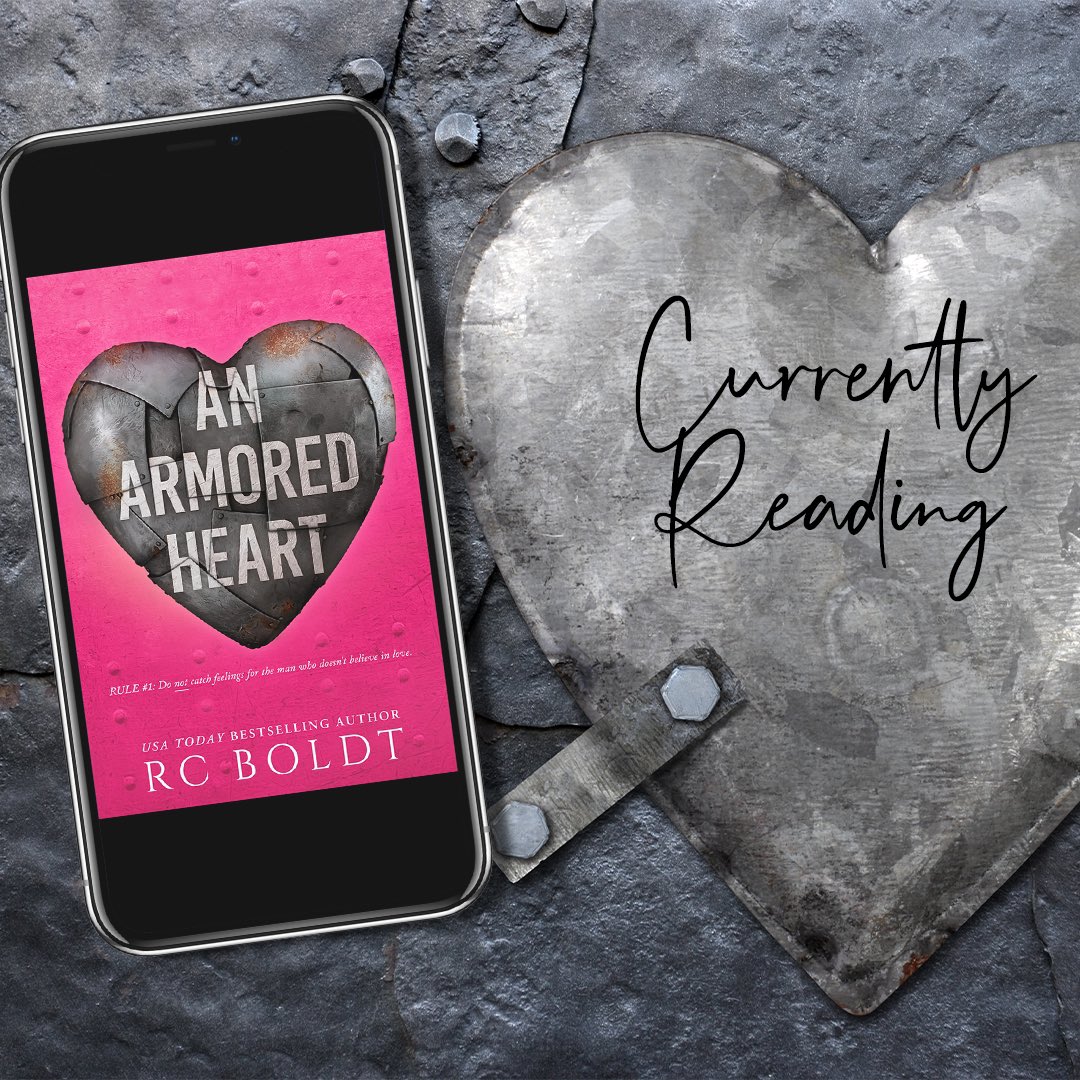 I am currently reading...
An Armored Heart by RC Boldt.

Falling for him would be a colossal mistake.
 
#RCBoldt #AnArmoredHeart  #AlphaHero #Billionaire #CloseProximity #EnemiestoLovers #FakeRelationship #ForcedProximity #FoundFamily #OppositesAttract #WillTheyorWontThey