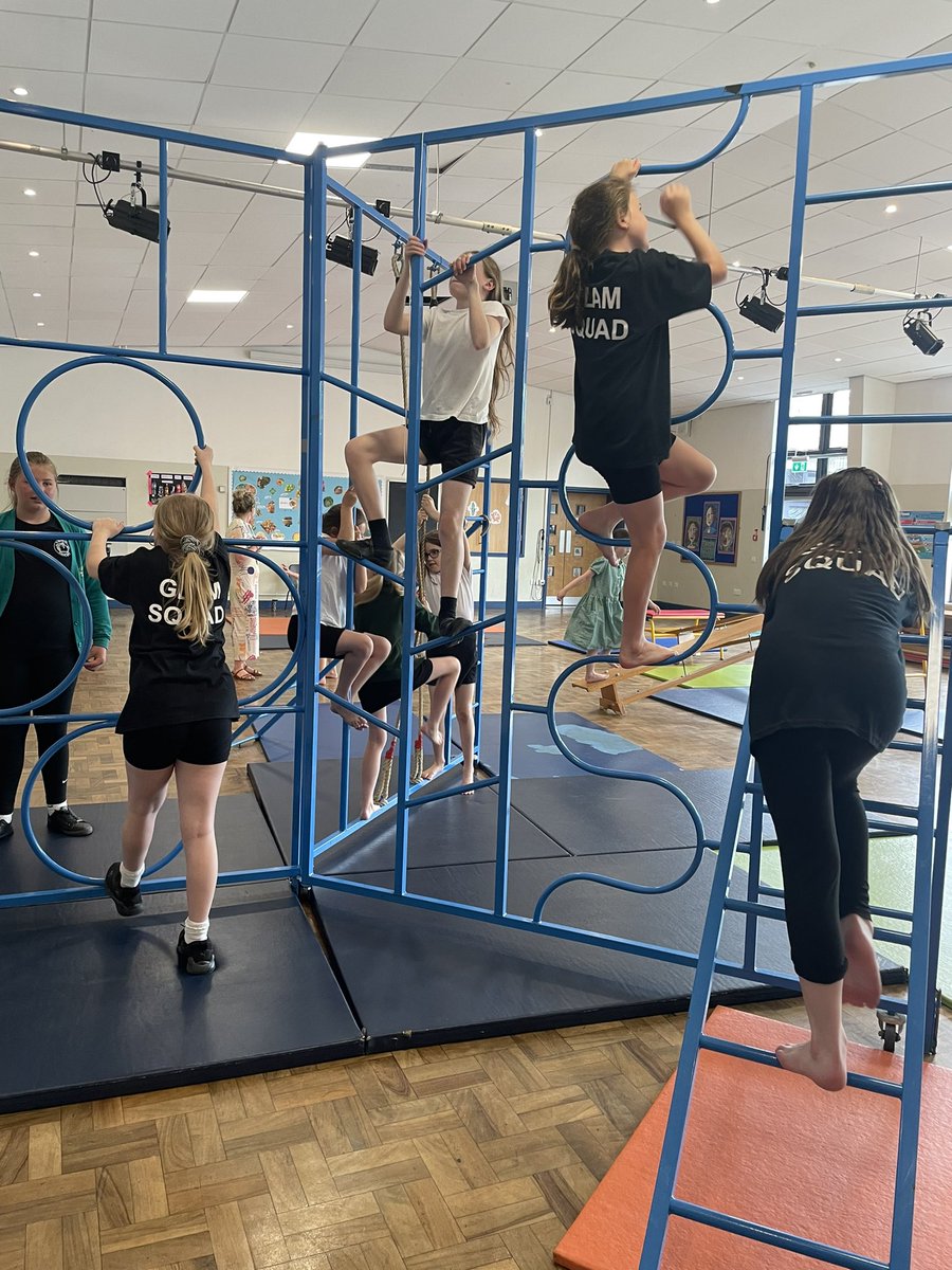 The girls love #gymnastics at GLAM squad and would probably choose it every week! #girlsareactive #thisgirlcan #youthsporttrust #activegirls