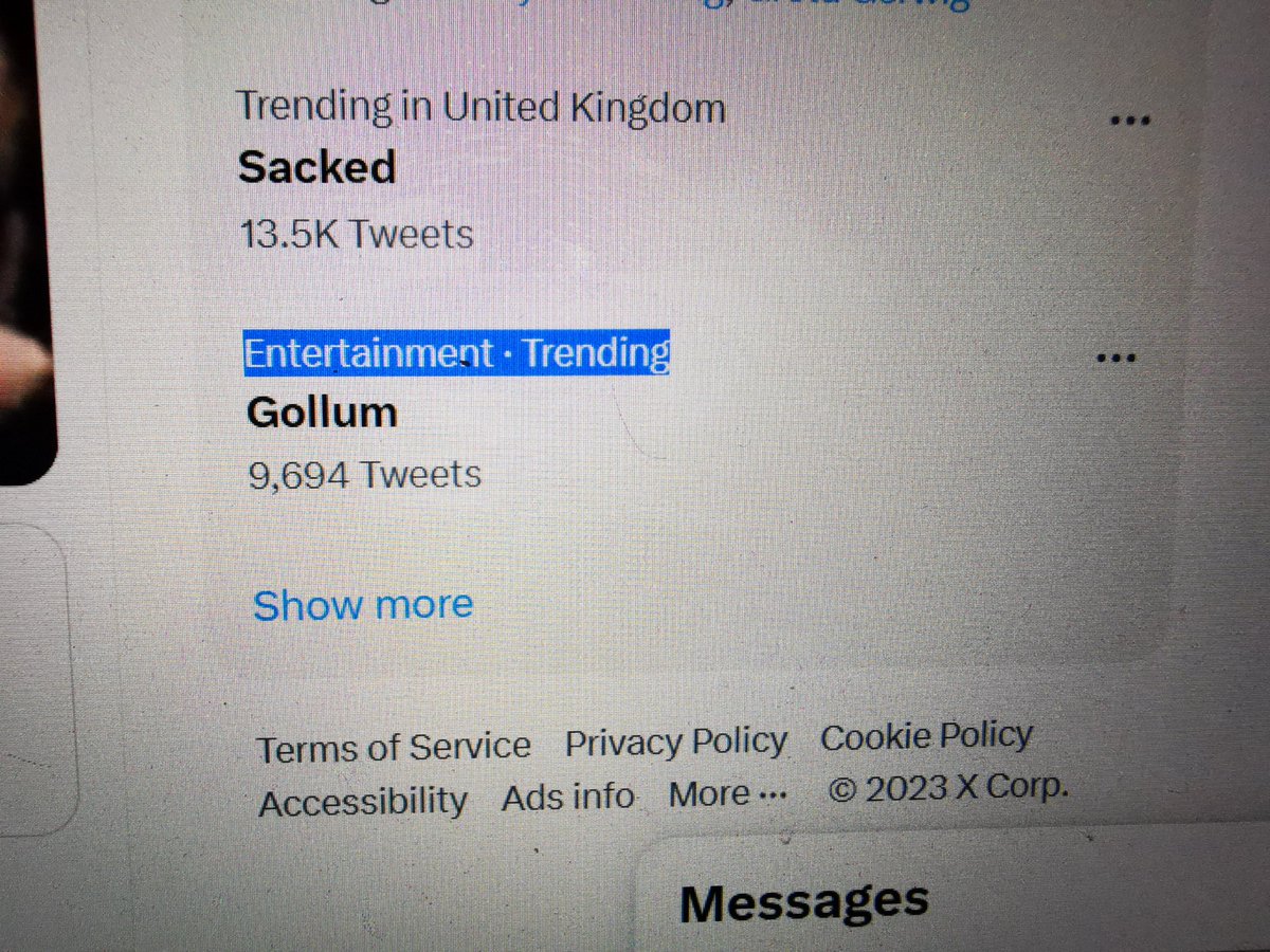 Sacked? What did he do?