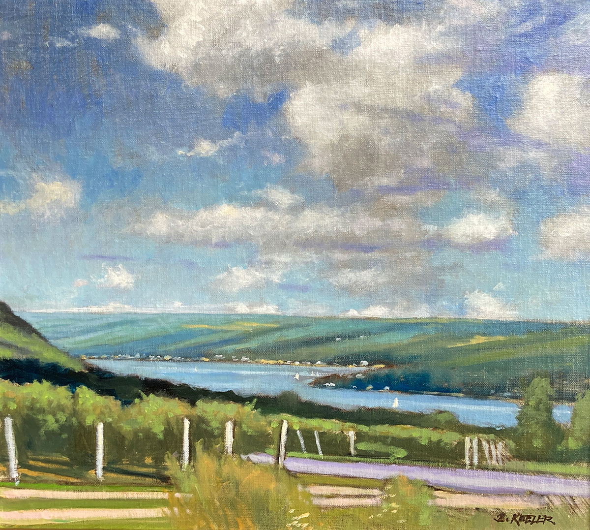 WestEndGallery_'s tweet photo. NEW! "September Clouds Keuka" 16x18 oil painting by Brian S. Keeler. View more online: https://t.co/LoM2ip5Dmn
*Painting currently available for purchase. #explorecorning #westendgallerycorning #paintingoftheday #artworkoftheday #landscape #fineart #oilpainting #keuka #keukalake #lakelife #fingerlakes #fingerlakesny #fingerlakesregion #flx