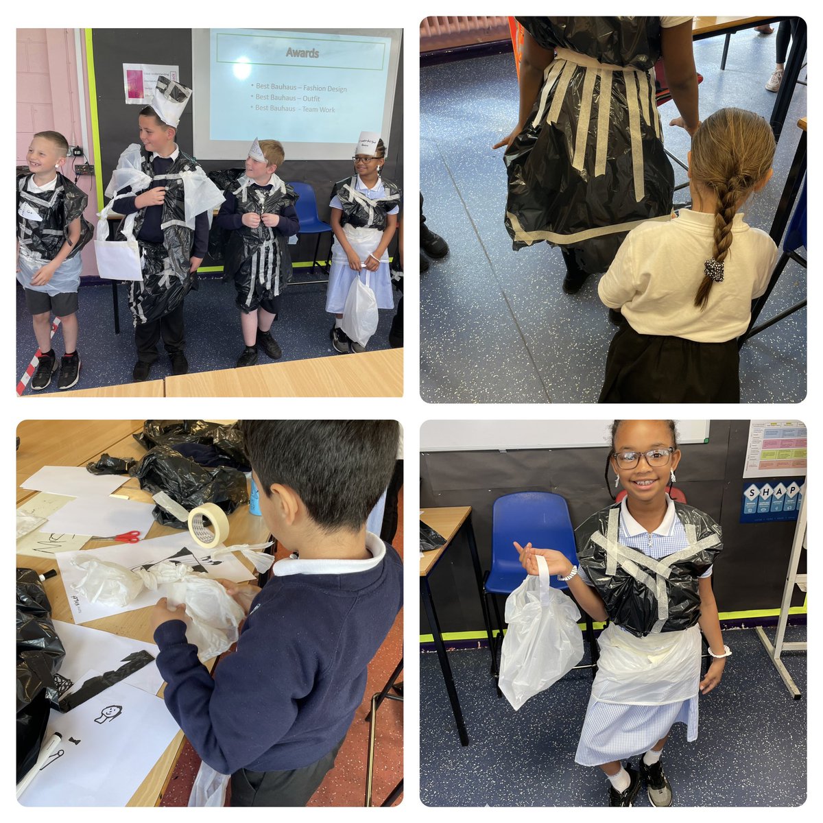 What a fantastic morning Year 4 children had learning about Bauhaus fashion and creating some of their own designs. We were so well looked after by <a href="/HillcrestSch/">Hillcrest School</a> and all had lots of fun. The children did not stop talking about their experience all afternoon! <a href="/paganelschool/">Paganel Primary</a>