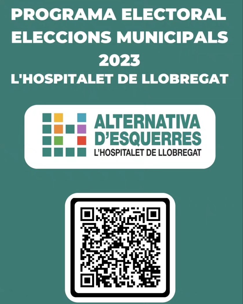 emma_nuru's tweet photo. 🙋♀️Si encara no tens clar el teu vot et convido a llegir el programa d' @AE_LHospitalet, la nostra guia de treball més enllà de les #eleccionsmunicipals2023 ☺️.
😃Si el sents teu, si et representa,
el #28M #VotaAELH
#LHospitaletQueLluita
💚💜🏳️🌈 👇👇👇
https://t.co/kUa4ZwYPJB https://t.co/arwZbzr68a