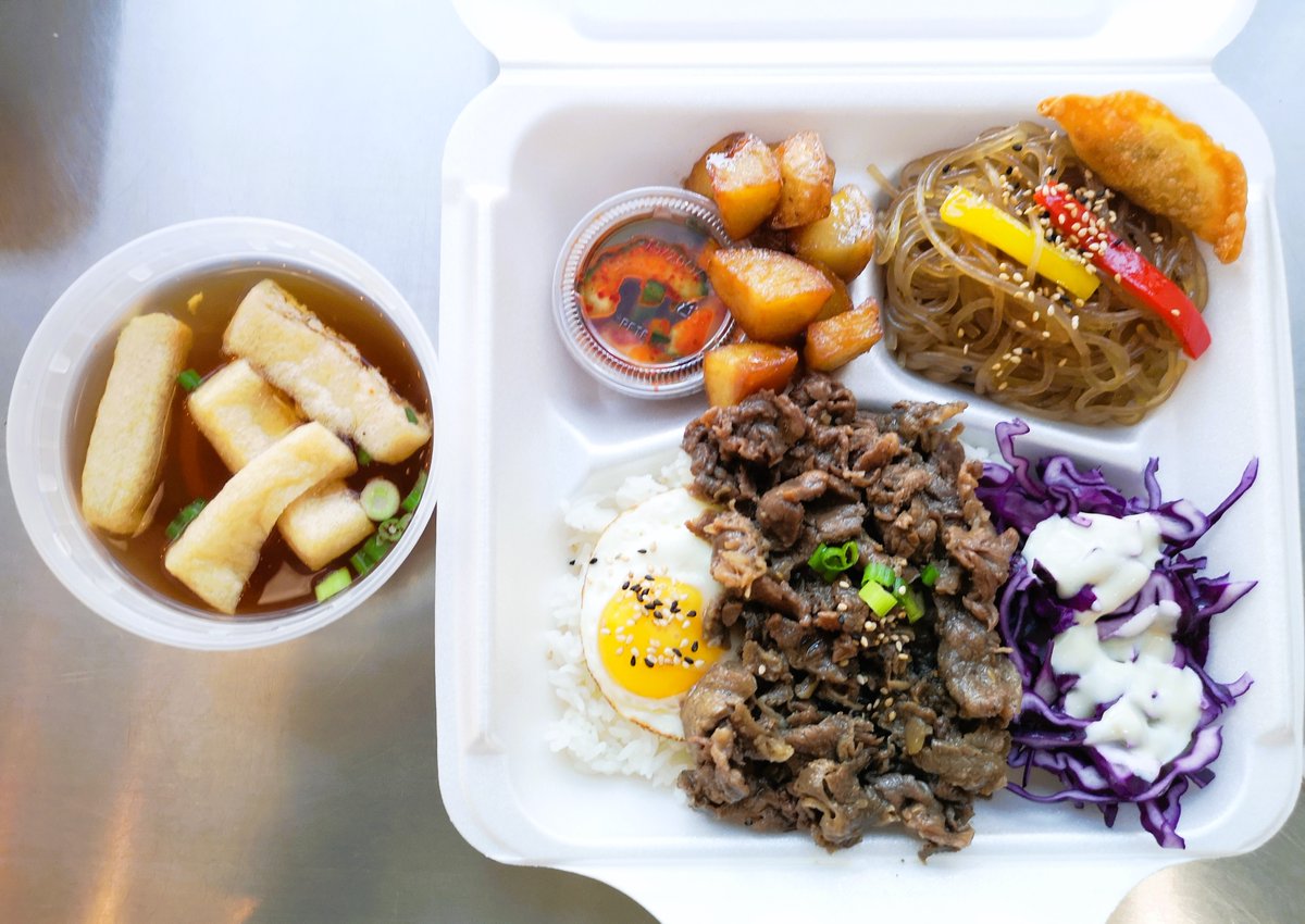 andrewcoppolino's tweet image. Part 2: A few more visits for delicious dishes during #AsianHeritageMonth (and any month!): #TheMorningEdition w/ @craignorriscbc on @CBCKW891 7:40 a.m. Friday #dosirak #SachKoJakak #dosa #jjangmyeon