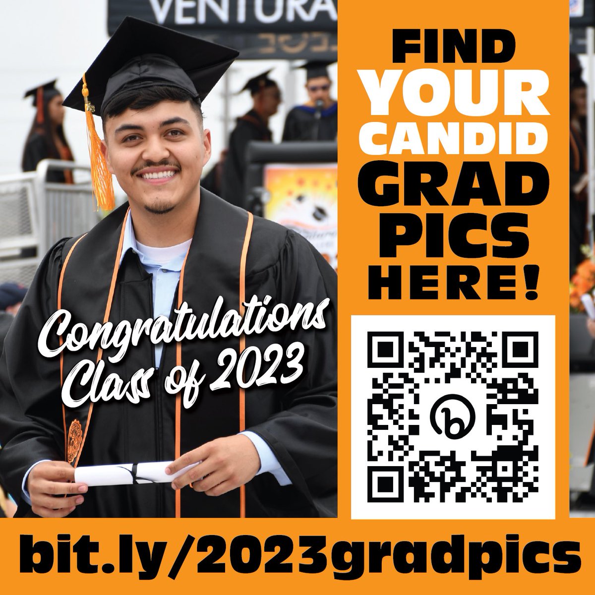 Did we post graduation photos of you or your friends?! ✨📸🎓✨

Download the candid photos of the #VenturaCollege graduation for FREE! 

Congrats Class of 2023!