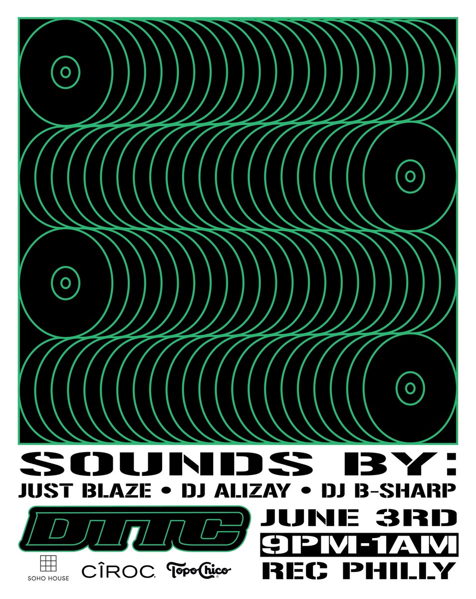 <a href="/itsDTTC/">Diggin’ Thru the Crates</a>  is BACK for <a href="/rootspicnic/">Roots Picnic</a> !!
6 | 3 <a href="/RECphilly/">REC PHILLY</a>  Special Guest <a href="/JustBlaze/">Just Blaze</a> <a href="/DjAlizay/">Zay Don Chong</a> <a href="/djbsharp/">JB</a> and more!!