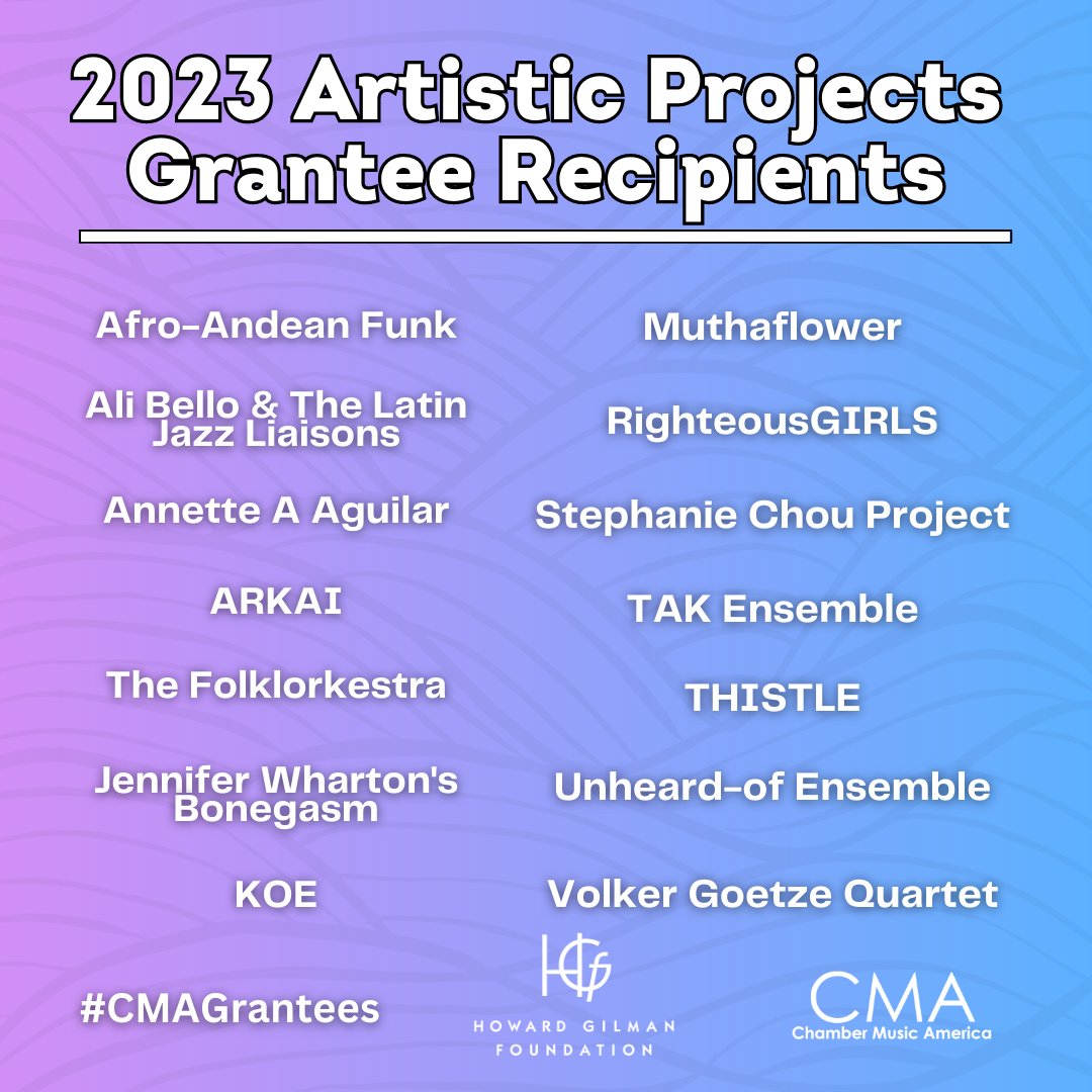 Chamber Music America tweet media