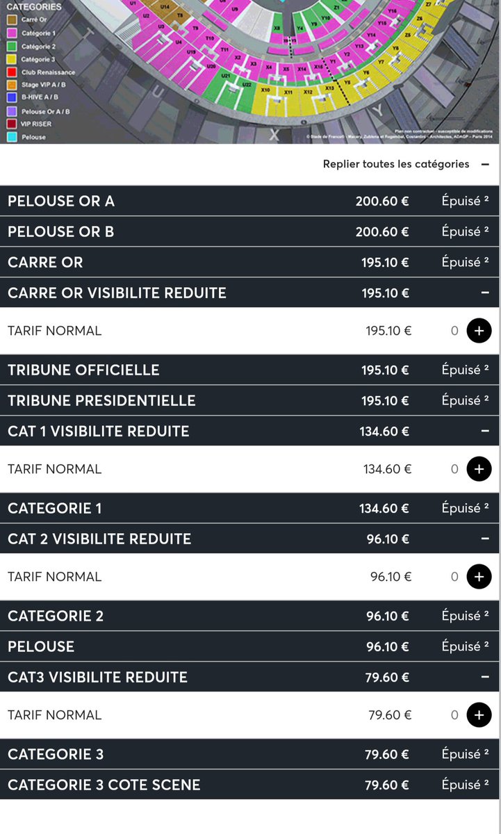 DEMAND! All additional tickets for tomorrow's Paris concert at the Stade De France are SOLD OUT, more than 80,000 people will watch Beyoncé in Paris. This will be the biggest audience of his career. #RenaisanceWorldTour