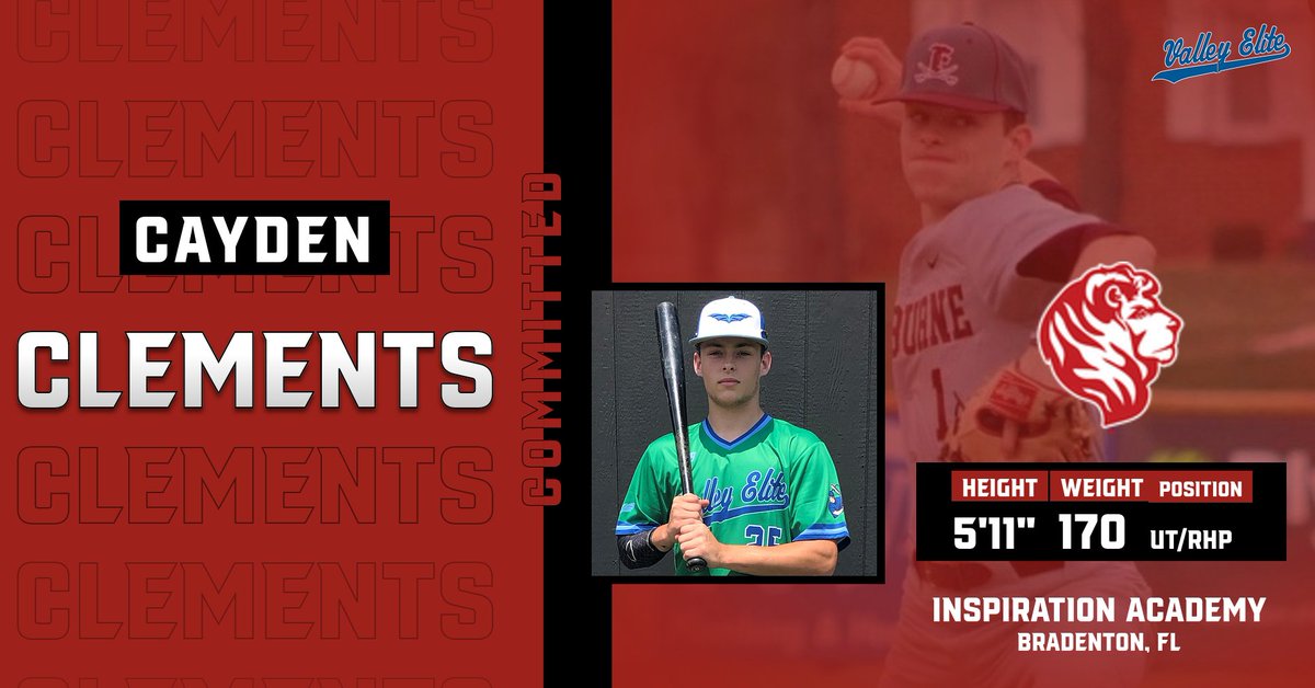 Congrats to Fishburne Military School (2023) UT/RHP Cayden Clements on his commitment to Inspiration Academy!