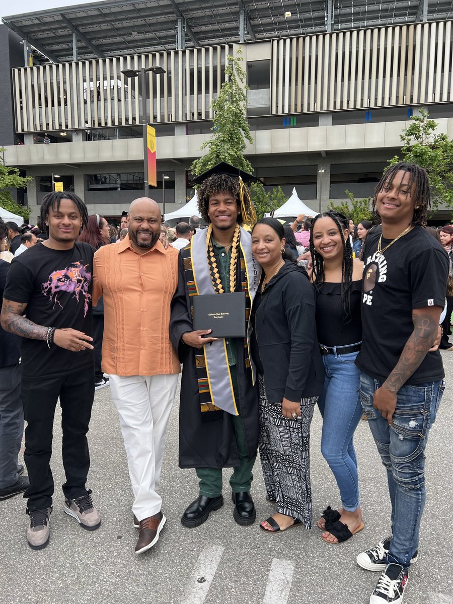 Proud moment🥹to see my son Xavier get that Nutritional Science Degree!!Eyes on the prize @curlyfrox #FamilyFirst