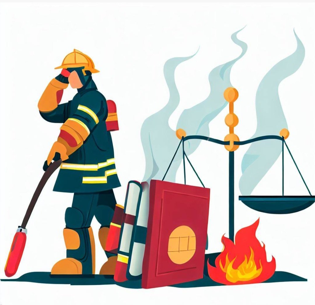BomberosEuskadi's tweet photo. La justicia se suele representar con una balanza 
Las leyes con un libro 
Para cuando una ley de #bomberos? @gpscongreso 
@vicentetiradopp
@dvserrada
@JLAceves
@MayoralRafa
@Ortega_Smith
@sanchezcastejon
@ionebelarra
@anadebande
@PSOE
@MasMadridCiudad
@MasMadridCM
@MGutierrezCs https://t.co/JEZPEAX90H