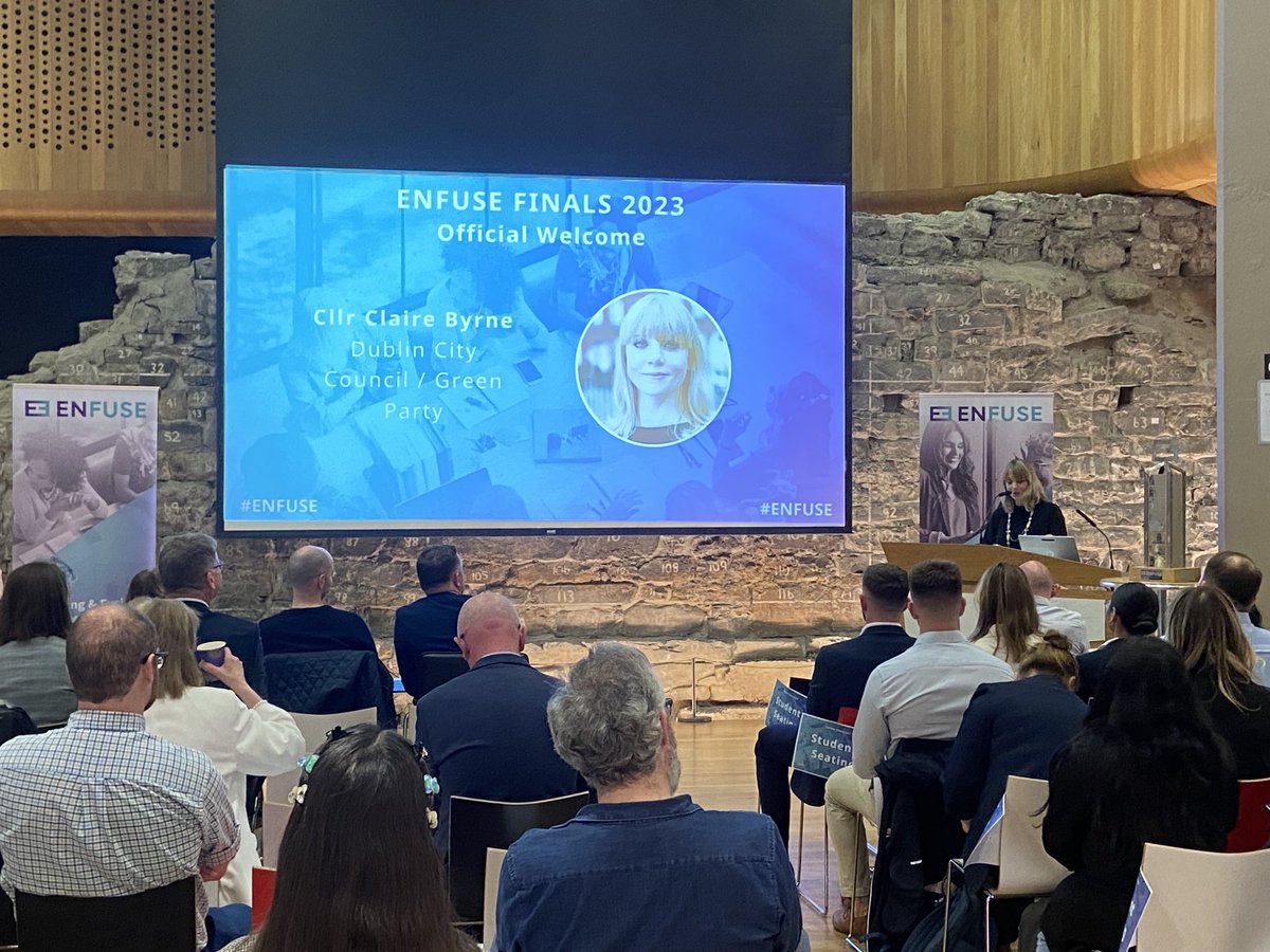 Tim Graham (@timgrahamisl) on Twitter photo Lots of excitement tonight for the #ENFUSE Finals 2023 at Wood Quay Dublin. 10 Finalist Student Teams pitching to convince the judges to be the overall winner! <a href="/WeAreTUDublin/">TU Dublin / OT Baile Átha Cliath</a> <a href="/DCU/">Dublin City University</a> <a href="/NCIRL/">National College of Ireland</a> <a href="/tcddublin/">Trinity College Dublin</a> <a href="/ucddublin/">University College Dublin</a> <a href="/Dublin_ie/">Dublin</a> <a href="/Tweetinggoddess/">Samantha Kelly Media</a> <a href="/DCCEconDev/">Economic Development Office</a> Lots of excitement tonight for the #ENFUSE Finals 2023 at Wood Quay Dublin. 10 Finalist Student Teams pitching to convince the judges to be the overall winner! <a href="/WeAreTUDublin/">TU Dublin / OT Baile Átha Cliath</a> <a href="/DCU/">Dublin City University</a> <a href="/NCIRL/">National College of Ireland</a> <a href="/tcddublin/">Trinity College Dublin</a> <a href="/ucddublin/">University College Dublin</a> <a href="/Dublin_ie/">Dublin</a> <a href="/Tweetinggoddess/">Samantha Kelly Media</a> <a href="/DCCEconDev/">Economic Development Office</a>