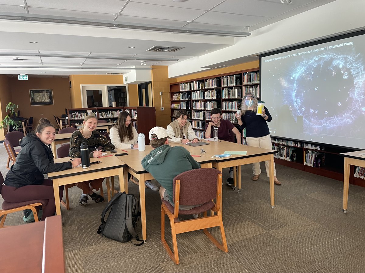 Our Health and Wellness SHSM students are in the process of taking their Infection Control Certification.   As always, Tilley is going the extra mile to keep the kids engaged.

This morning it was Customer Service Certifications for our Business SHSM students.