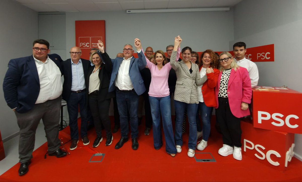 raquelsjimenez's tweet photo. Ens juguem molt aquest #28M. Triem entre continuar avançant o retrocedir; continuar blindant drets per a la majoria o beneficiar només a uns pocs.

Jo ho tinc clar. El PSC, amb candidats com @BartolomeEgea, és la garantia per a continuar transformant les nostres ciutats. https://t.co/V4p5mxkdxu
