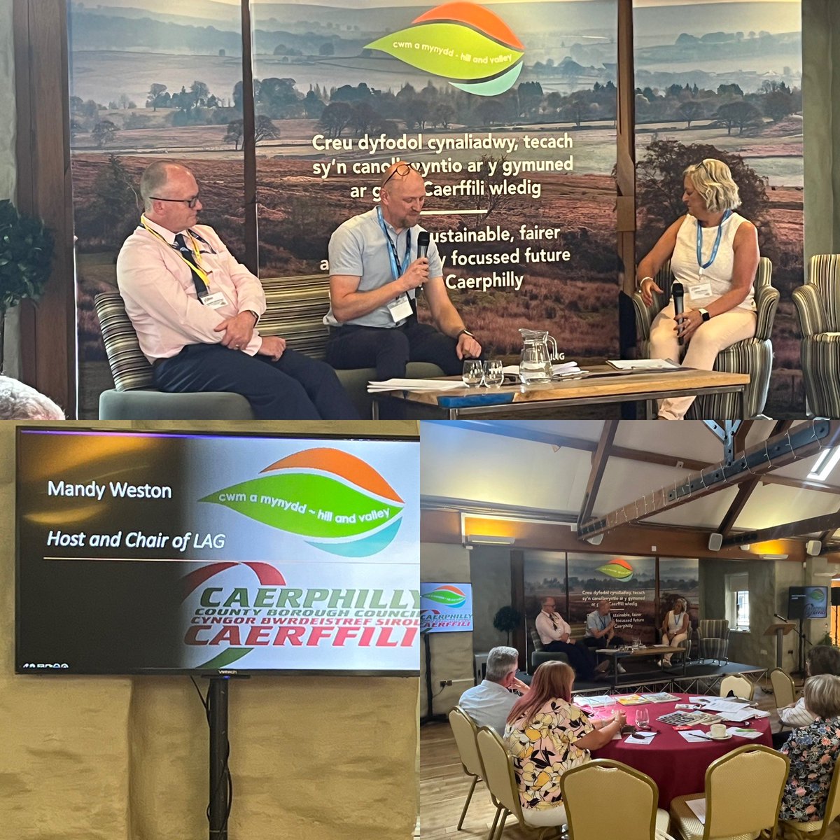 A great day celebrating and hearing about all of the amazing projects funded by Caerphilly Rural Development / Cwm a Mynydd . 
A great opportunity for Regener8 Cymru to showcase the Managing Anxiety and Panic Attacks , exploring self care and building resilience . Thank you