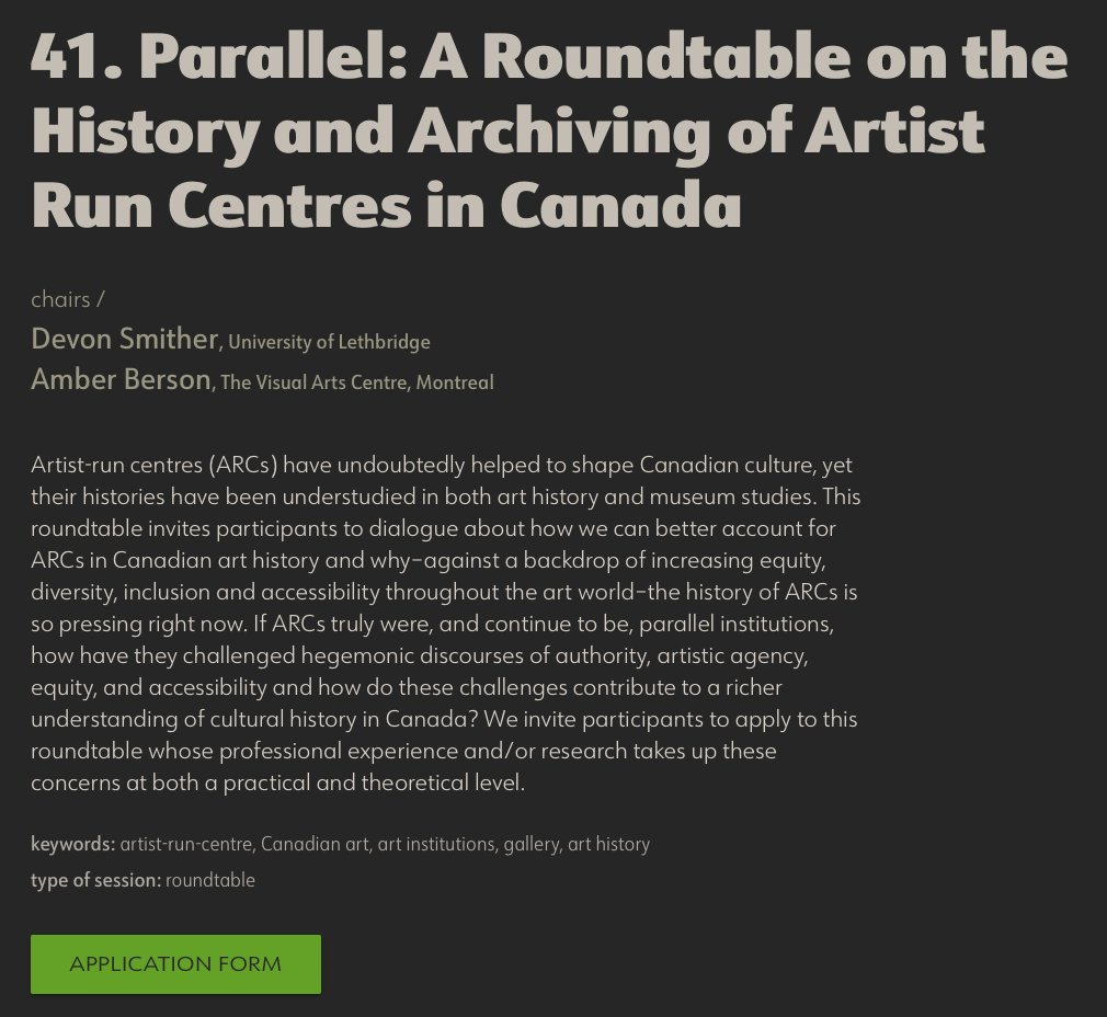 So many excellent sessions for the 2023 <a href="/AaucUaac/">UAAC/AAUC</a> conference <a href="/banffcentre/">Banff Centre</a>! Check out some of the CFP by OAH members. Abstracts are due May 31. Have you applied yet? CFP and guidelines here: uaac-aauc.com/2023/papers.ht…