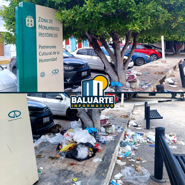baluarteinforma's tweet photo. PLAZUELA DE SAN FRANCISCO SE CONVIERTE EN BASURERO GRACIAS A BIBY https://t.co/NAeW2psa8T