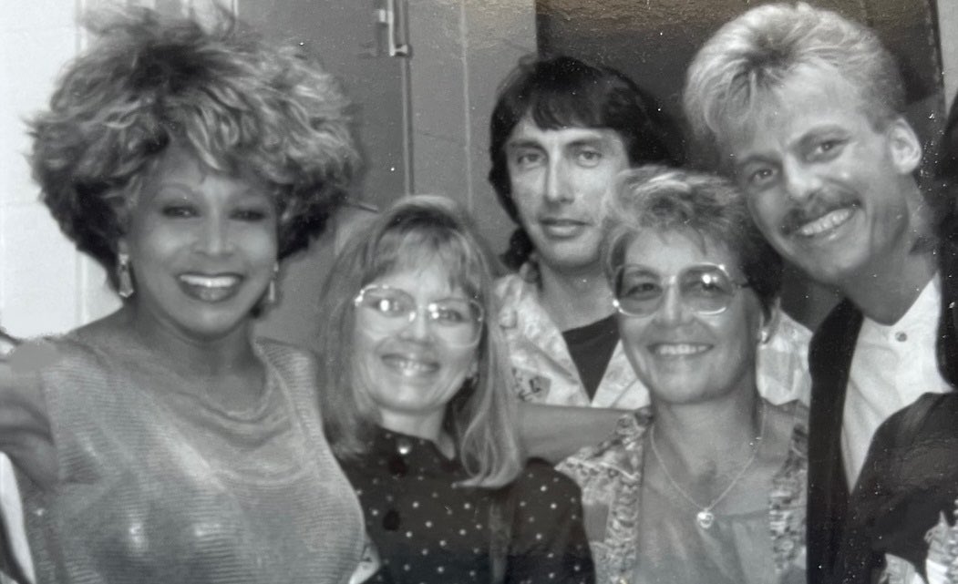 #TBT Tina Turner with folks and contest winners from WZPL radio in Indianapolis. We saw her once in concert. She put on a SHOW. I lost 20 pounds just from watching!