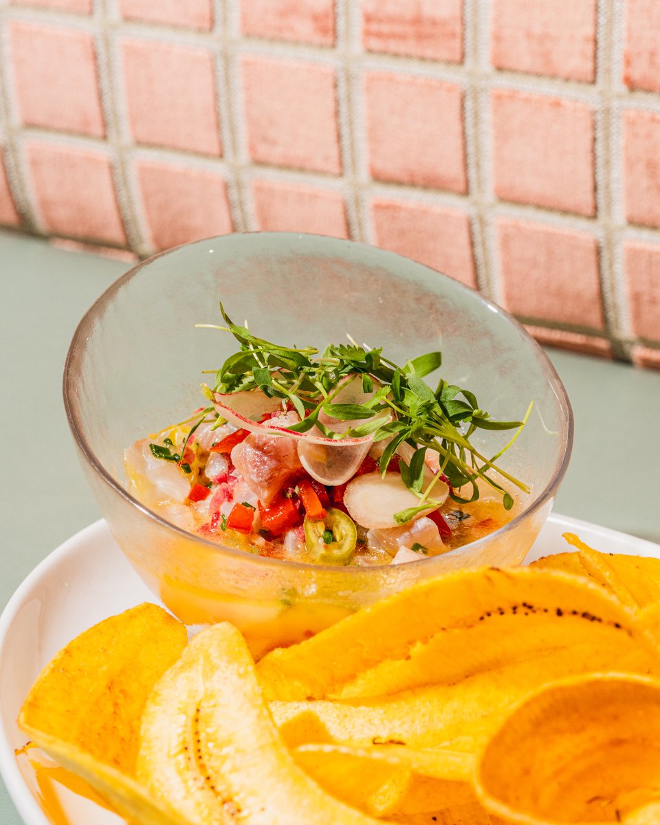 The moment our Snapper Ceviche hits the table 🤌
