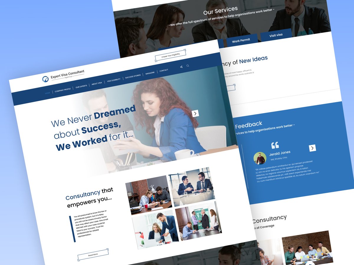 prodhanchandra9's tweet image. Visa Consultant Agency Landing Page.

Tools: Figma

Better view: behance.net/gallery/171488…

Dribbble: dribbble.com/shots/21562828…

#landingpage #landingpageui #visa #visaconsultant #visaconsultantagency #website #websiteui #uidesign #uiuxdesign #uxdesign #landingpageuiux