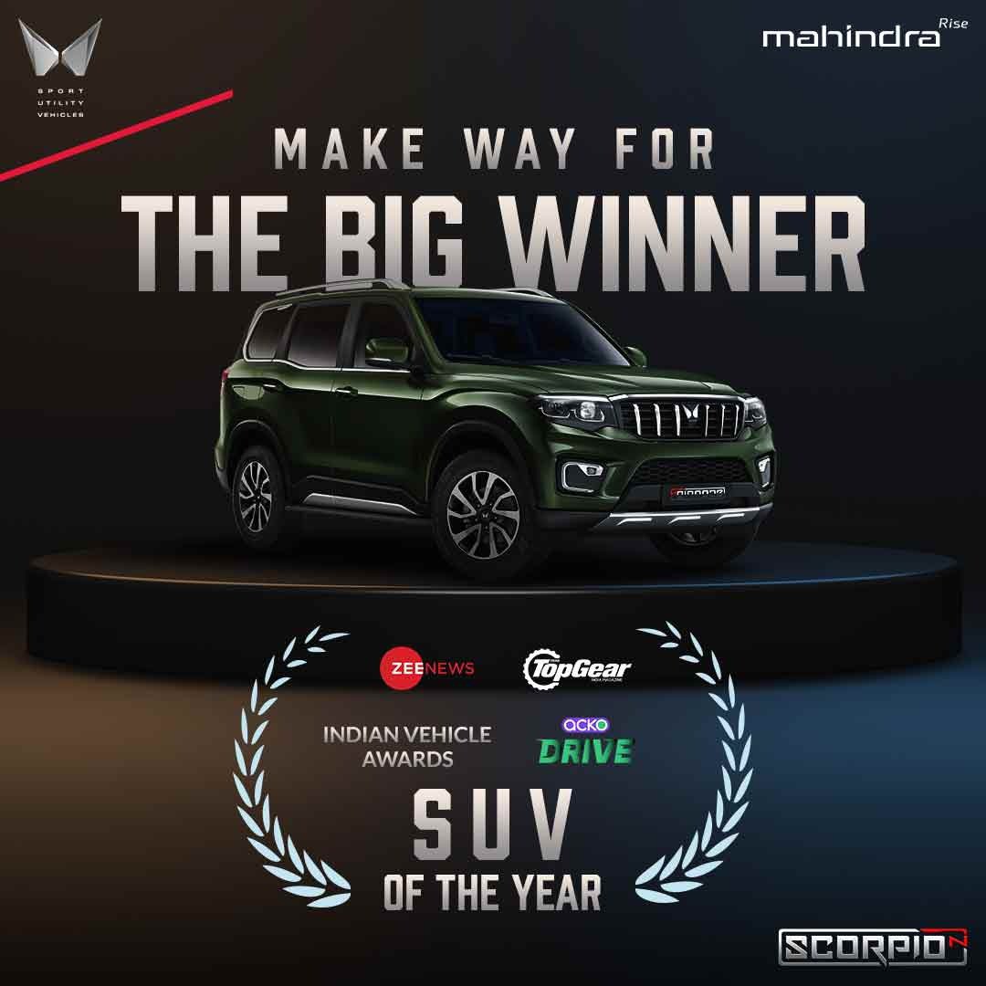 Mahindra Scorpio tweet media