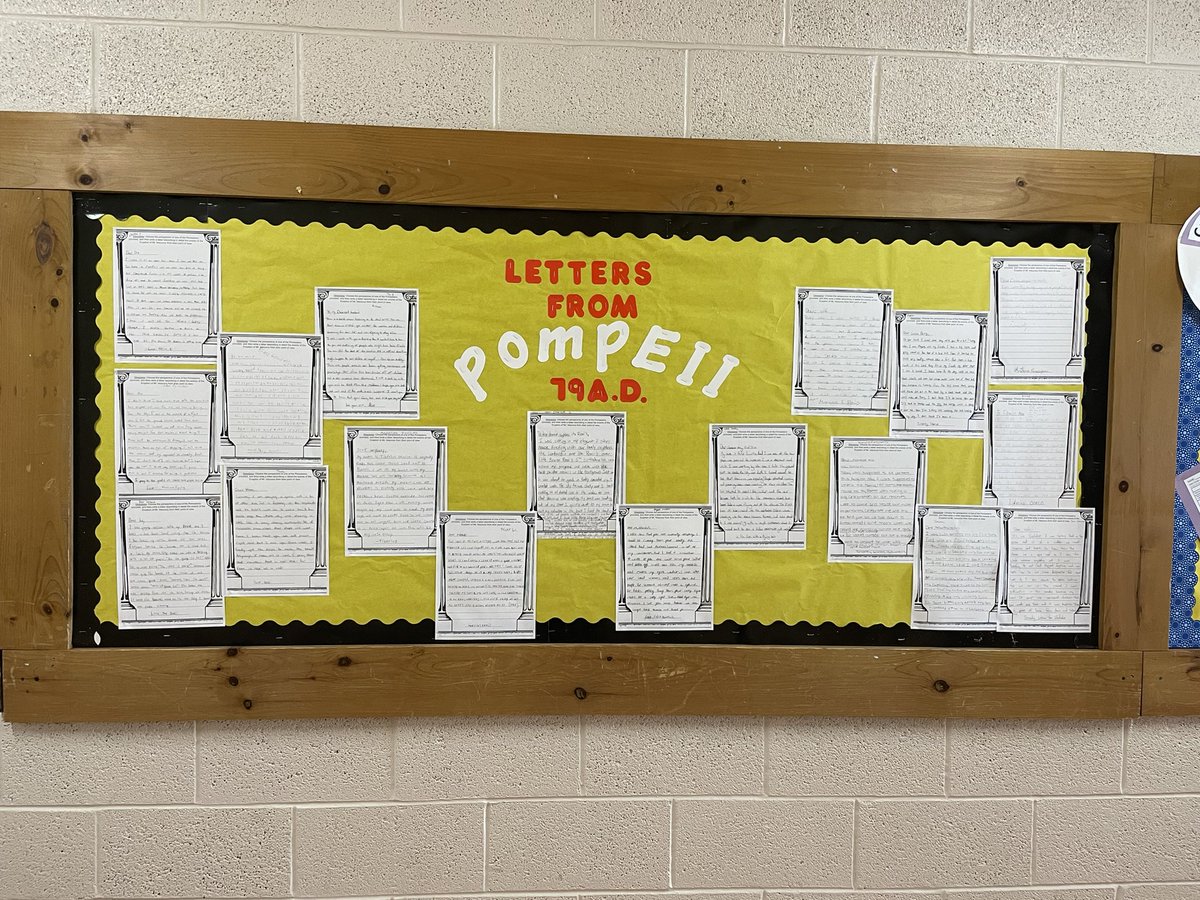 After learning about the Earth’s layers, tectonic plates, and the eruption of Mt. Vesuvius- students wrote letters from the point of view of those who experienced it first-hand!
#pompeii #mtvesuvius #giftedandtalented #enrichmentteacher