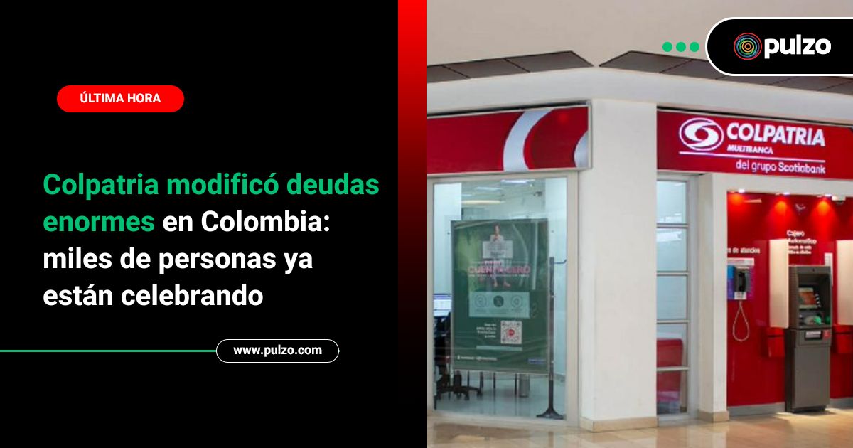 pulzo's tweet photo. #ÚLTIMAHORA #Colpatria modificó deudas enormes en Colombia: miles de personas ya están celebrando https://t.co/Gz8LWctAzO https://t.co/WTYQRnrZJK