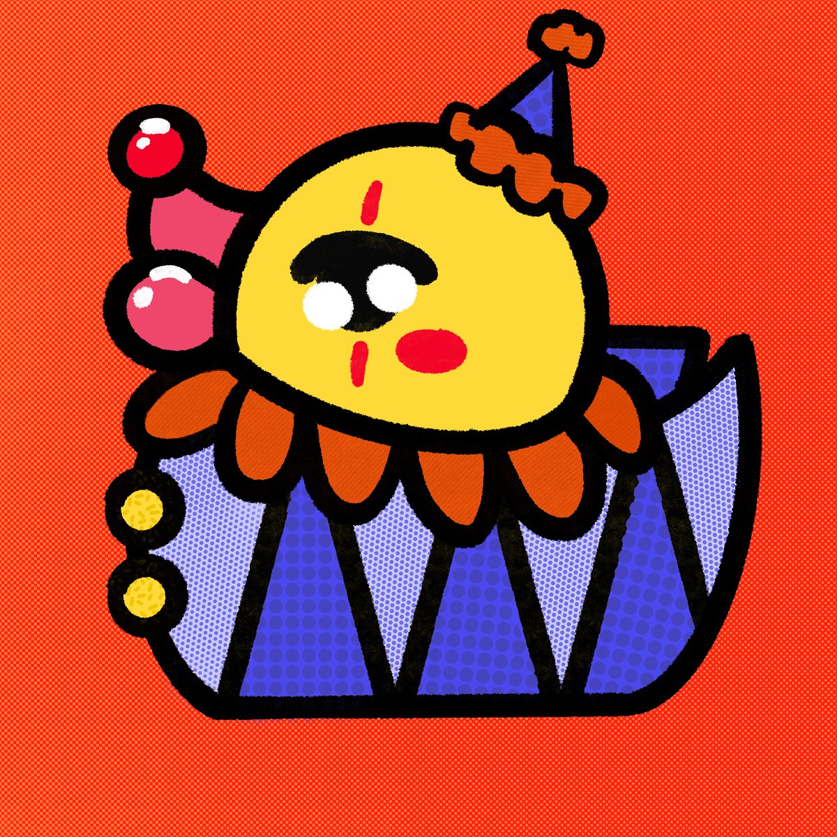 PAT!F #12
PAT!F - THE CLOWN  v2.dartroom.xyz/nfts/1110704623
#AlgorandNFTs #Algorand #NFTs #NFT #DartRoom $ALGO