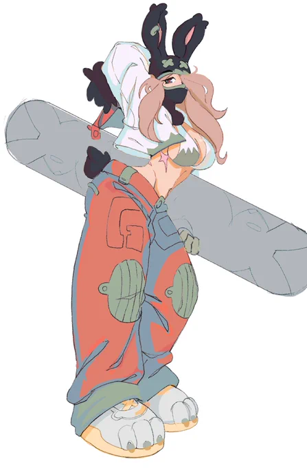 Mystery bun rider  Think I can make her cooler 