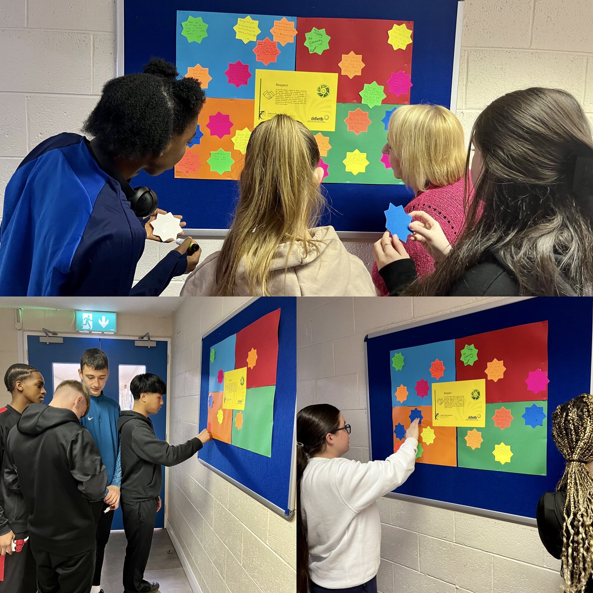 RathdaraCC's tweet photo. As 3rd Year students begin their final preparations, they were asked to reflect on the Core Value of Respect. They wrote a Thank You card to acknowledge how respect is exemplified in their relationships with other members of the school community. #ddletbethos #respect #Teamddletb https://t.co/uabyJd9D6a