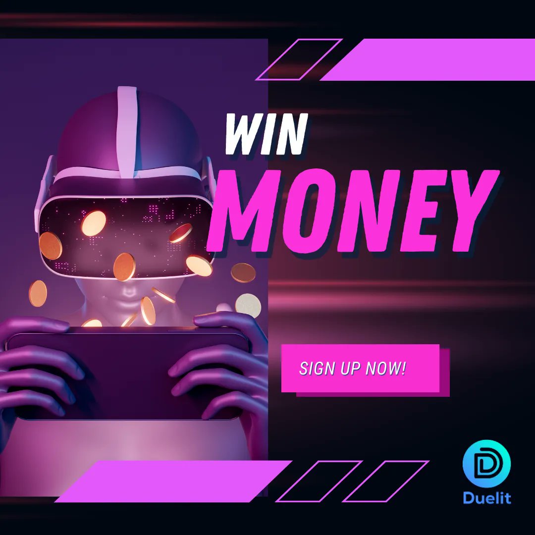 Challenge your friends and enter tournaments to earn coins with your every win!

Download at duelit.com 📲

#duelit #freedownload #cashprizes #playwithfriends #esports #mobilegaming #onlinegaming