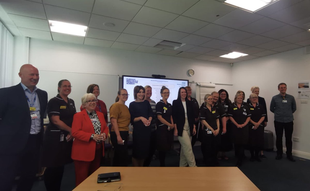 Great to see our Matrons at their Florence Nightingale Leadership celebration event today.. well done to those who presented … you are all stars 🌟@BlackpoolHosp @bridgetlees1 @PollarWalton