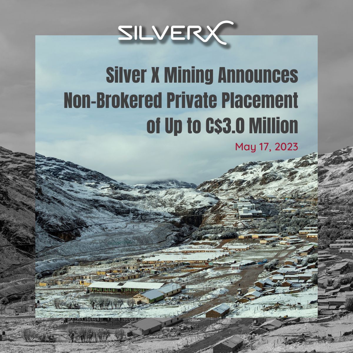 We are doing a private placement with accredited, please contact me directly j.garcia@silverxmining.com

We've announced a non-brokered private placement of up to 10,000,000 units at a price of $0.30 per unit for gross proceeds of up to $3 million.   

Full #newsrelease ➡️…