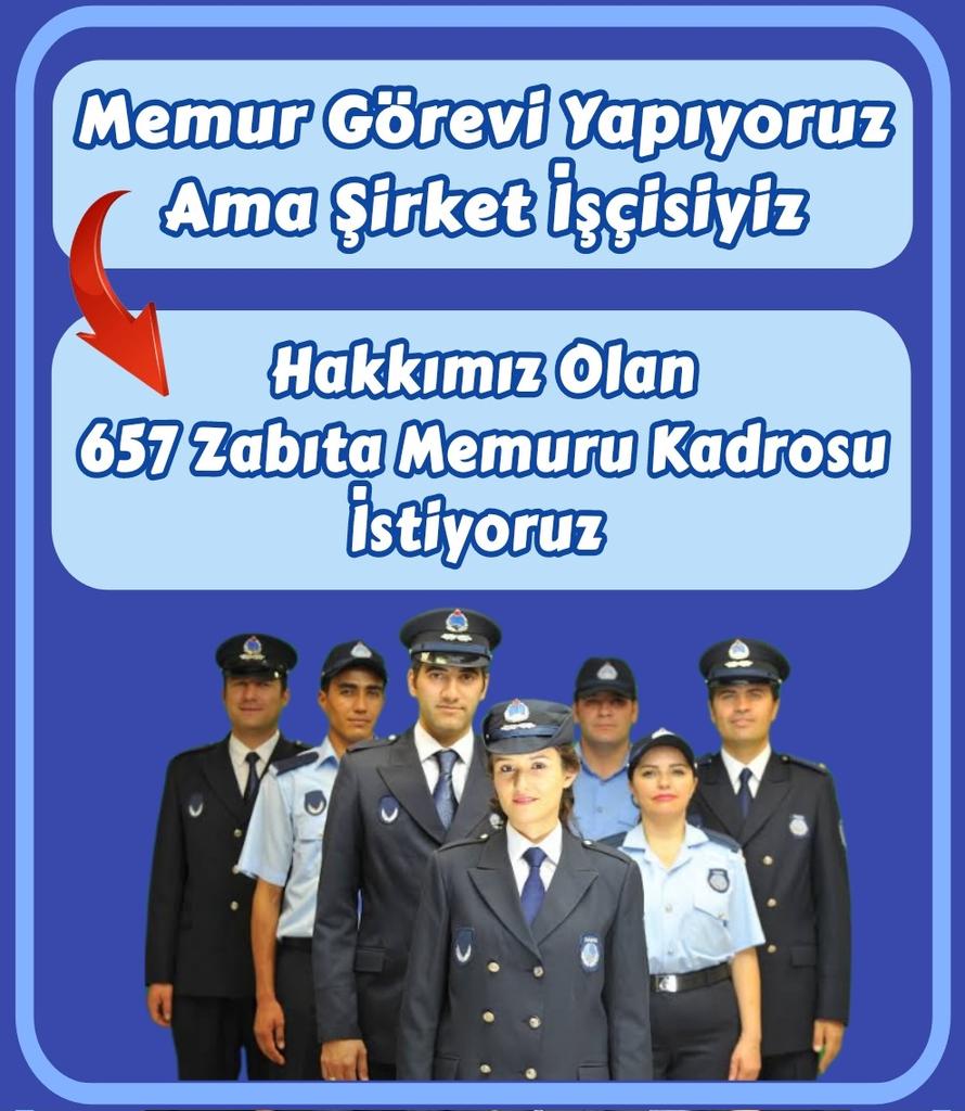 <a href="/kemalozturk2020/">Kemal Öztürk</a> Belediye Şirket İşçisi sıfatında
Kadrosuz, güvencesiz ve gelecek kaygısı yaşayarak,
657 Zabıta Memuru görevlerinin tamamını eşit olmayan ücret ve sosyal haklar ile,
Mevzuata aykırı şekilde ifa ediyoruz..

Bu durumun verilecek kadro ile çözümünü bekliyoruz

İyi yayınlar dileriz.