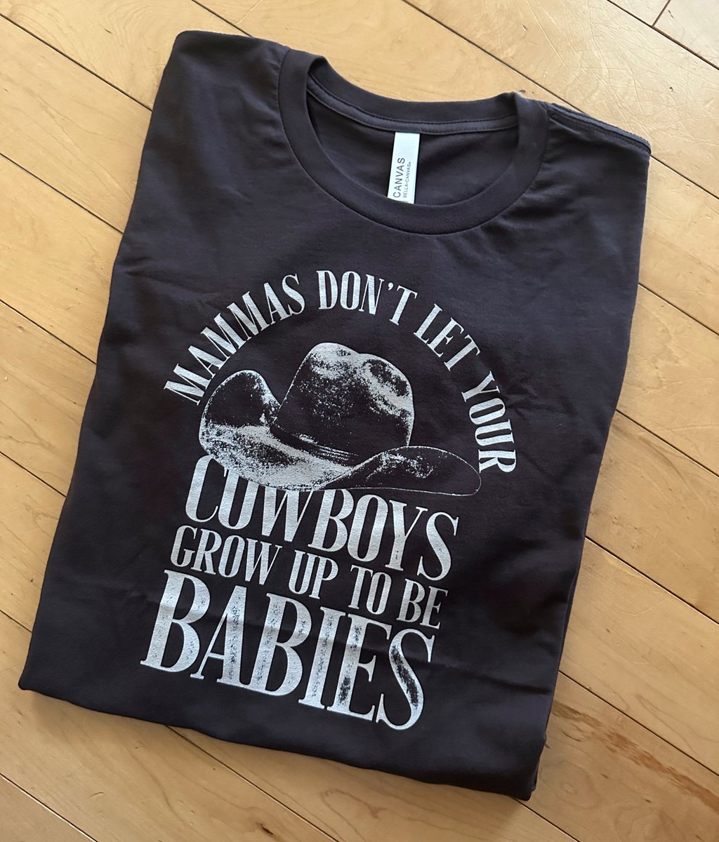 ChordShop's tweet photo. Don’t let your cowboys grow up to be babies.

Get one here: https://t.co/gCh32DgIBb https://t.co/0cRNbMJswZ