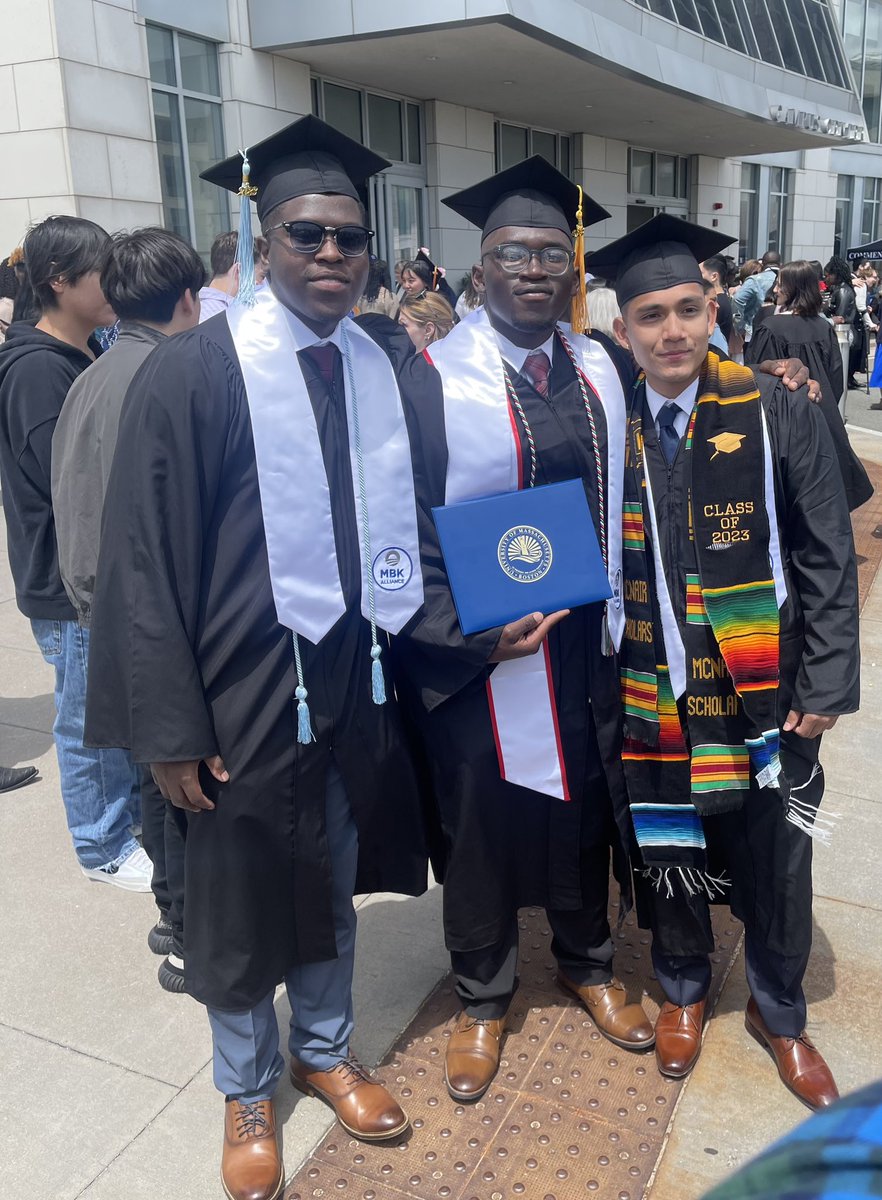 Congratulations to all of our <a href="/OfficeofBMA/">Office of Black Male Advancement</a> MBK Boston Fellows- <a href="/UMassBoston/">UMass Boston</a> Class of 2023 graduates! We’re so incredibly proud of you and thankful to have been a part of your journey.