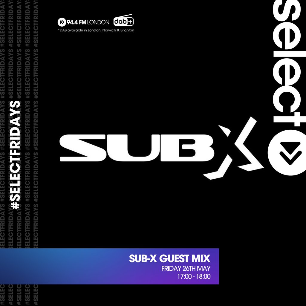 Make sure you tune in to Select tomorrow when the incredible <a href="/wearesubx/">SUB-X</a> will be taking over <a href="/djjoshuaroberts/">Joshua Roberts</a> show and providing some serious heat to get you in the weekend mood! 🌶️⁠
⁠
#SelectFridays 17.00 - 19.00...you absolutely do not want to miss this! ❤️‍🔥⁠