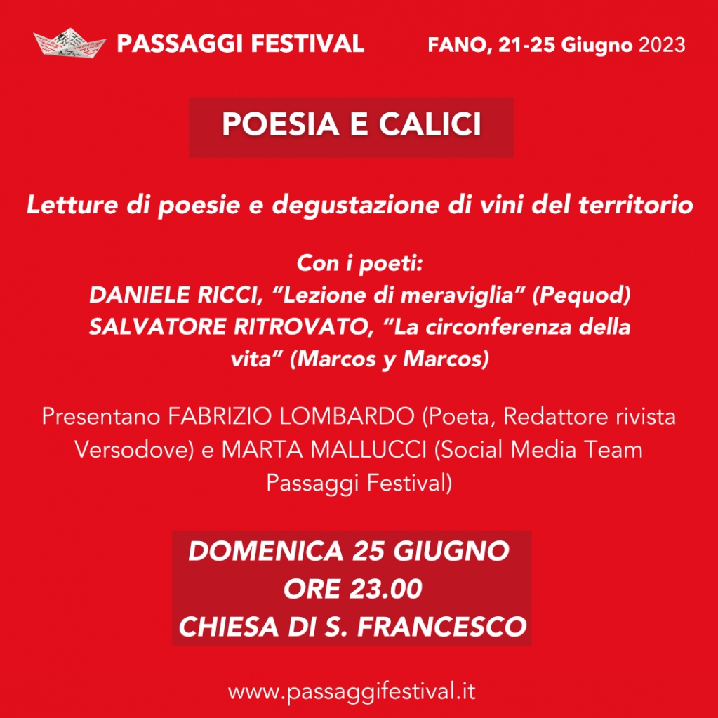 passaggicultura's tweet photo. Il 25 giugno respireremo aria di #poesia all’Ex Chiesa di San Francesco con la rassegna “Passaggi diVersi”, a cura di Fabrizio Lombardo, e la cerimonia di proclamazione del Premio Letterario Internazionale “Franco Fortini”. Il programma della serata👇 https://t.co/TvMWwIF0ZH https://t.co/4FauWtPbOi