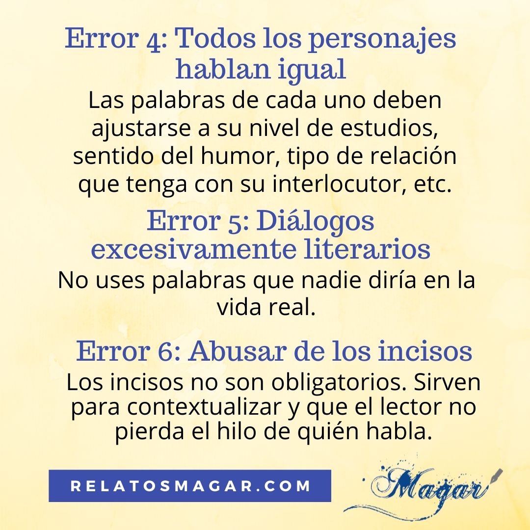 EstherMagar's tweet photo. Consejos de escritura.
10 ERRORES FRECUENTES EN LOS DIÁLOGOS.  
Para más información: https://t.co/rayCauoyjk https://t.co/4cmwuqxjW7
