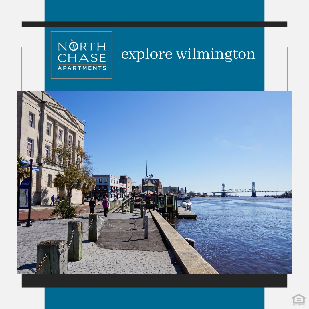 Explore the shops, restaurants, and attractions that make Wilmington such a special place to call home. #northchaseapartments #wilmingtonnc #ilm #blueridgecompanies #brc #apartmentliving #lovewhereyoulive #naa #waa #wrightsvillebeach #wb #carolinabeach #cb #surfcitync #uncw